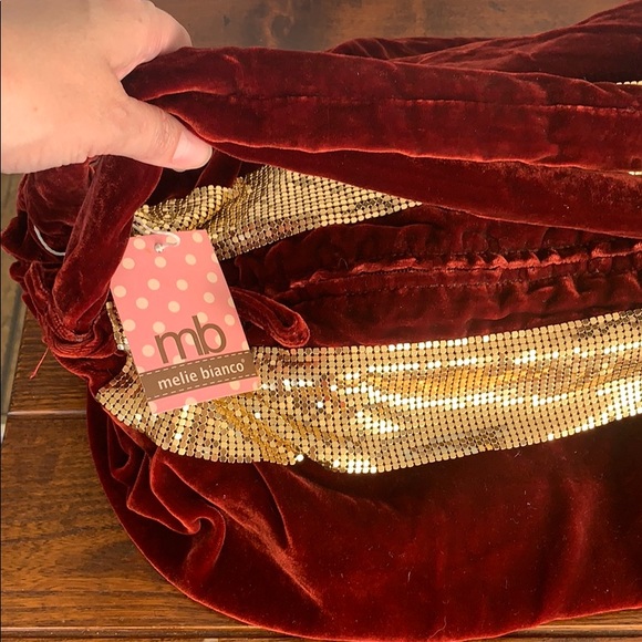 Wine Color Melie Bianco shoulder bag - Picture 2 of 8